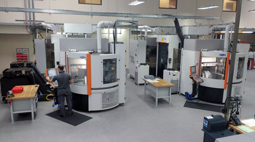 Contact machining UK - 5 Axis milling services ; 5 axis machining